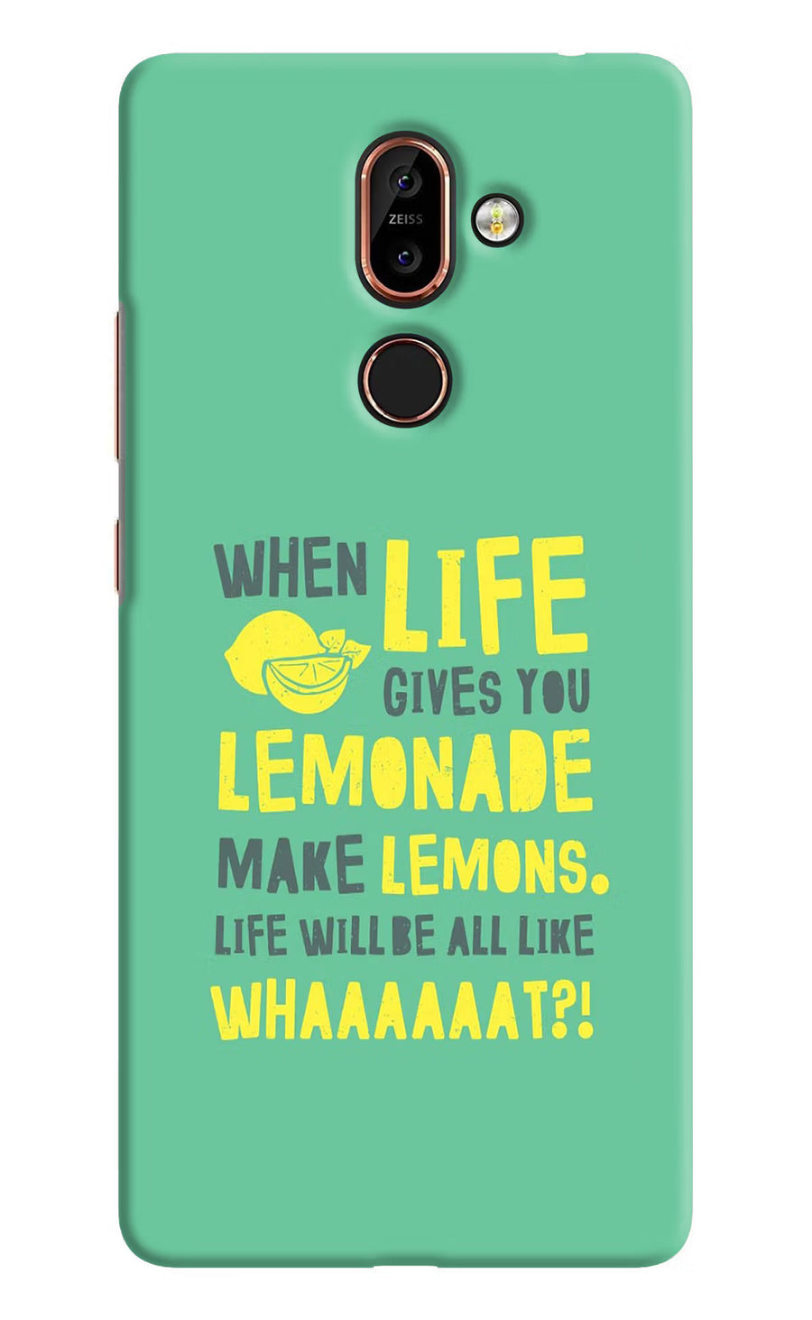 Quote Nokia 7 Plus Back Cover, Hard case