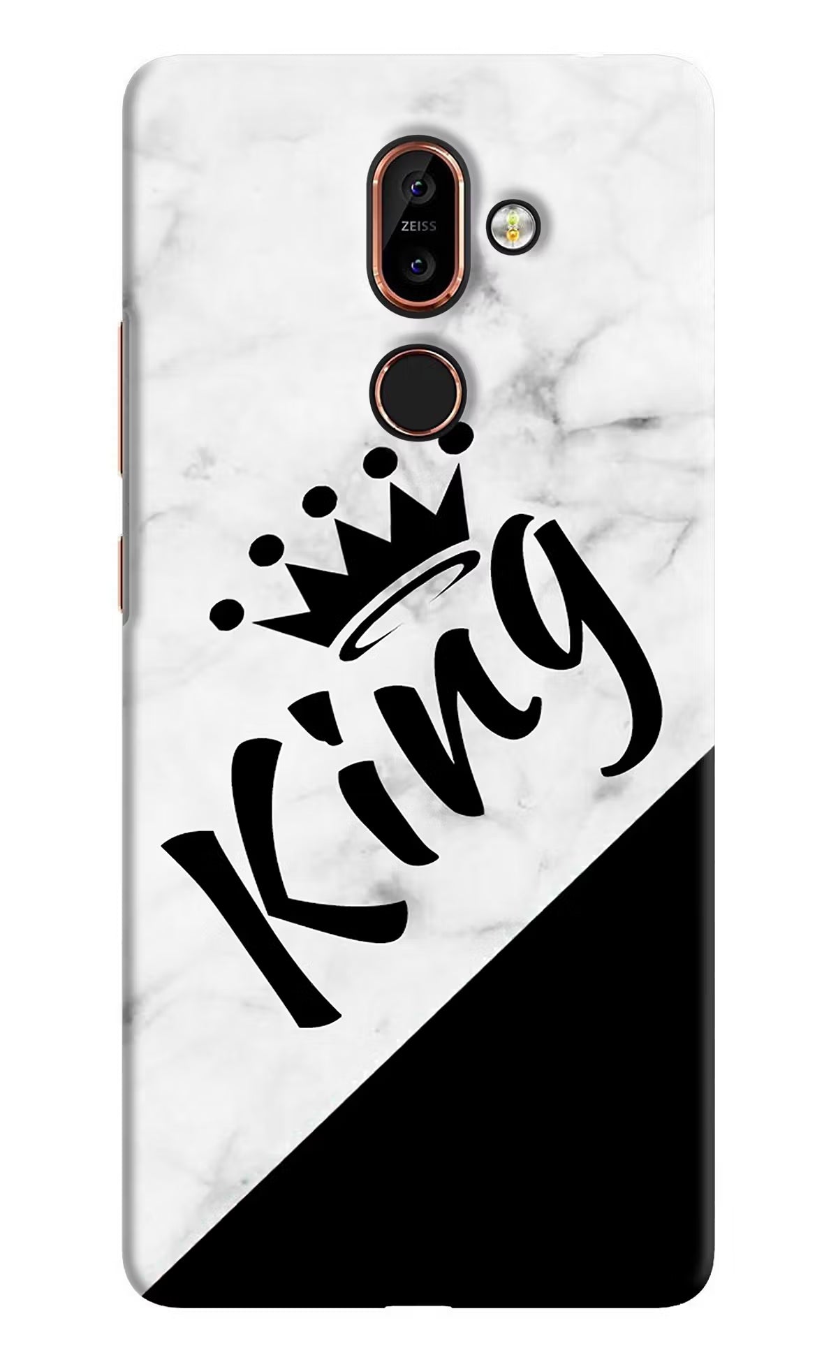 King Nokia 7 Plus Hard Case Back Cover by Casekaro