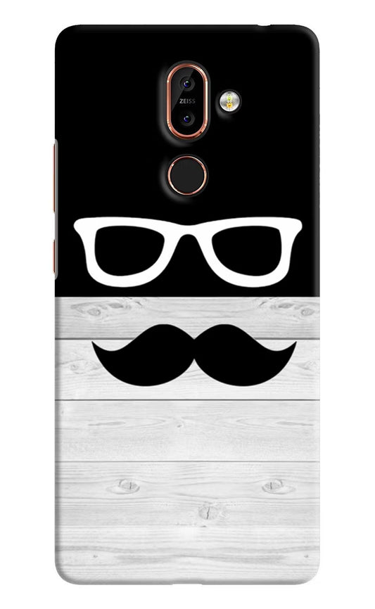 Mustache Nokia 7 Plus Hard Case Back Cover by Casekaro