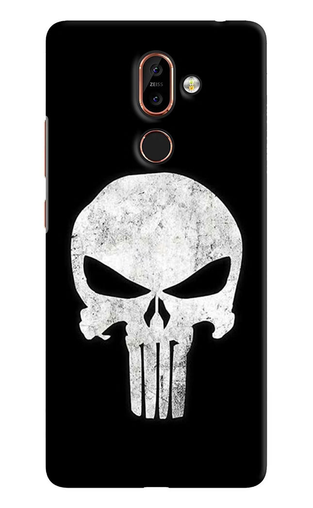 Punisher Skull Nokia 7 Plus Hard Case Back Cover by Casekaro