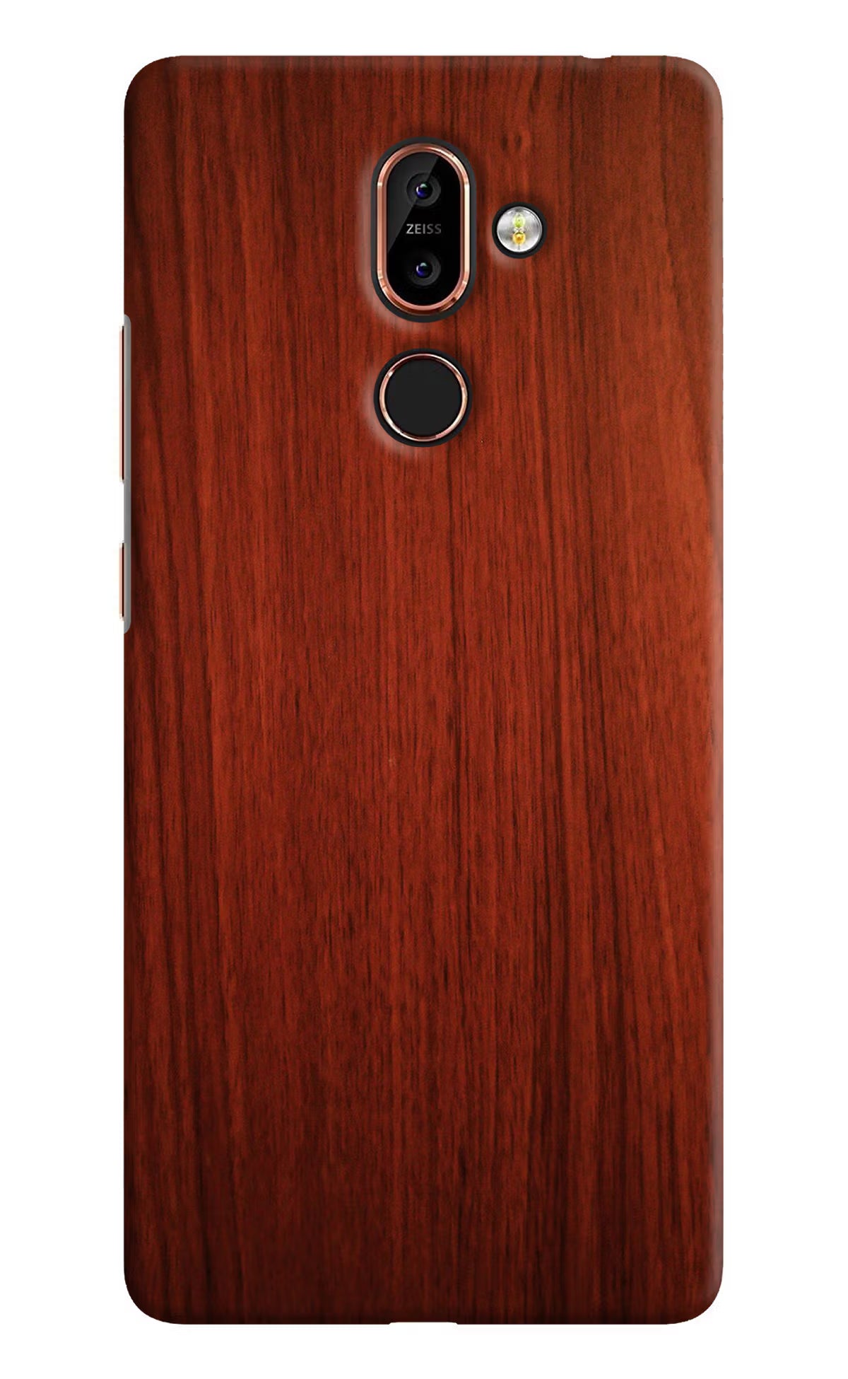 Wooden Plain Pattern Nokia 7 Plus Hard Case Back Cover by Casekaro