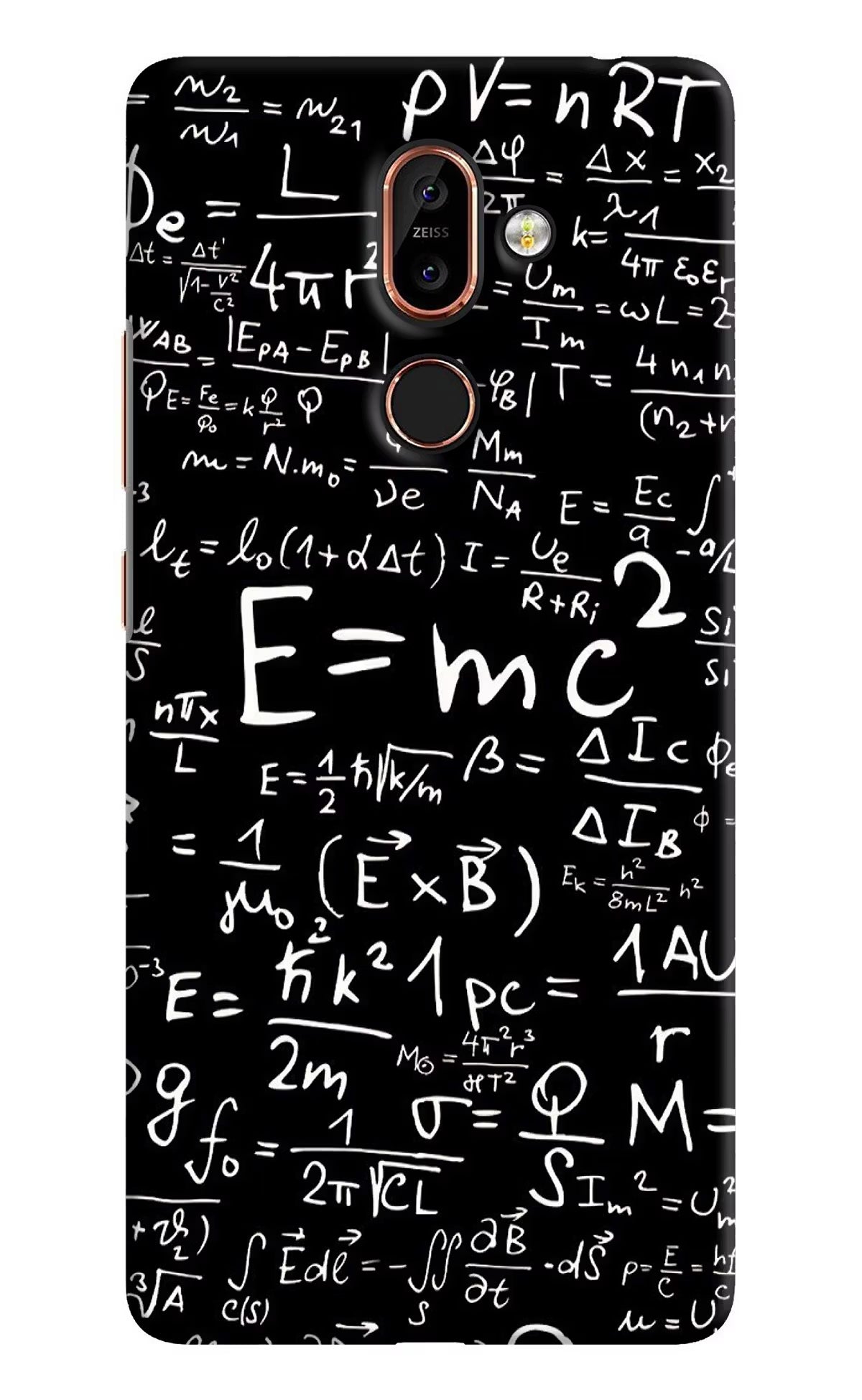 Physics Formula Nokia 7 Plus Hard Case Back Cover by Casekaro