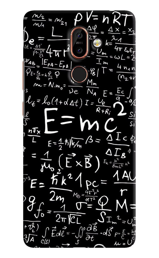 Physics Formula Nokia 7 Plus Hard Case Back Cover by Casekaro