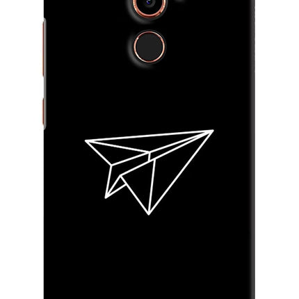 Paper Plane White Nokia 7 Plus Hard Case Back Cover by Casekaro