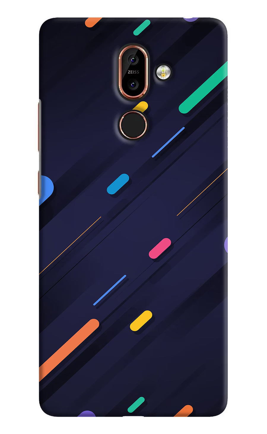 Abstract Design Nokia 7 Plus Back Cover, Hard case