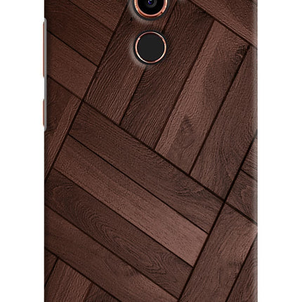 Wooden Texture Design Nokia 7 Plus Hard Case Back Cover by Casekaro