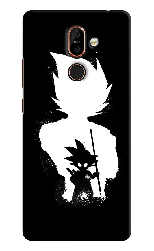 Goku Shadow Nokia 7 Plus Hard Case Back Cover by Casekaro