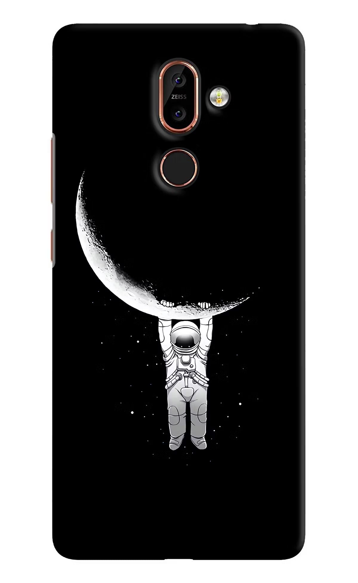 Moon Space Nokia 7 Plus Hard Case Back Cover by Casekaro