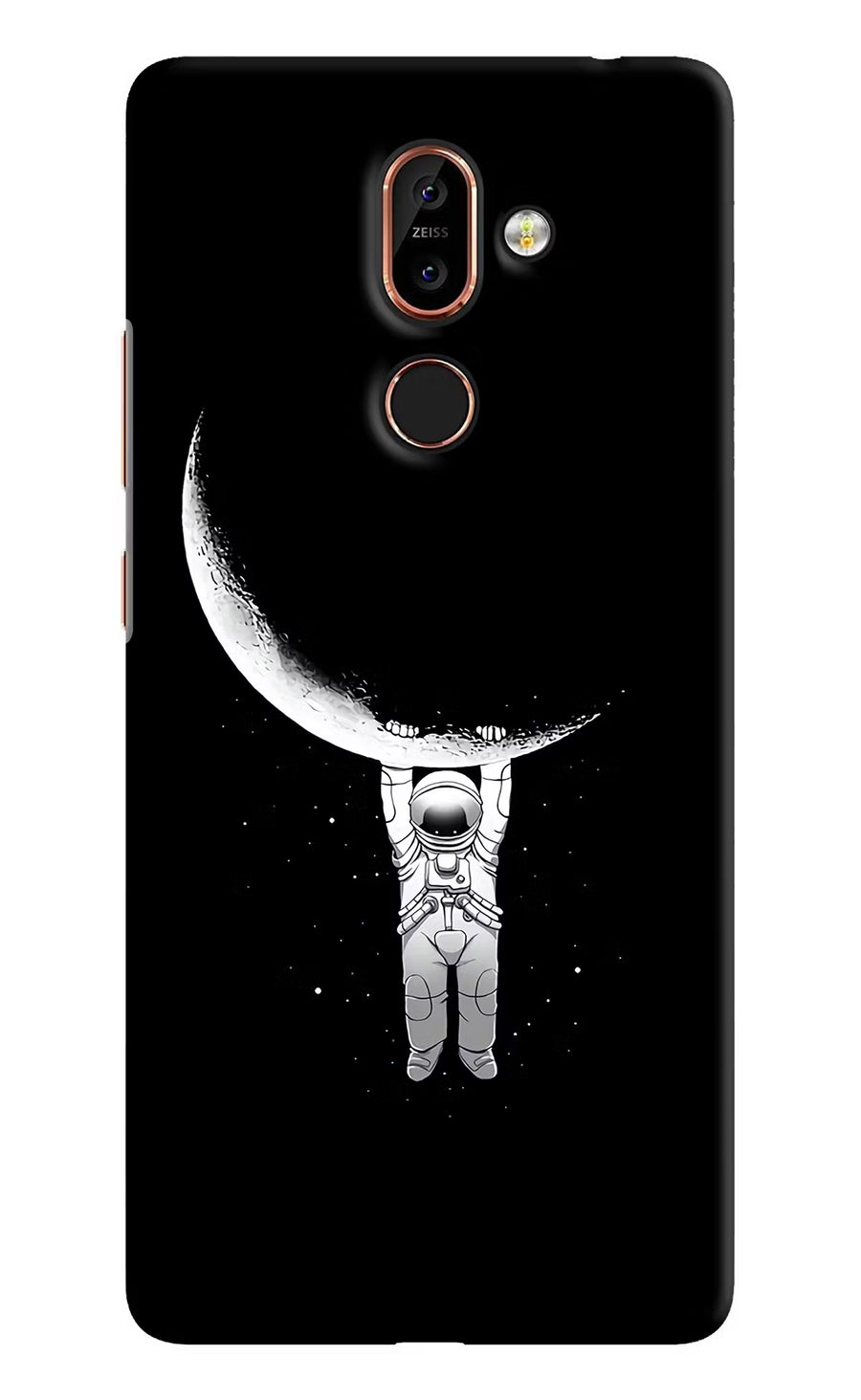Moon Space Nokia 7 Plus Back Cover, Hard case
