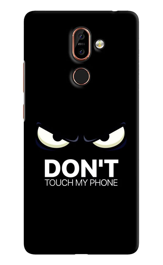 Don'T Touch My Phone Nokia 7 Plus Hard Case Back Cover by Casekaro
