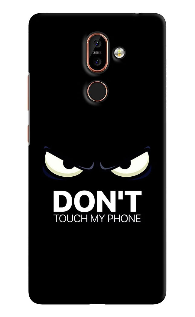 Don'T Touch My Phone Nokia 7 Plus Hard Case Back Cover by Casekaro
