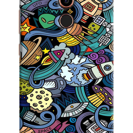 Space Abstract Nokia 7 Plus Hard Case Back Cover by Casekaro