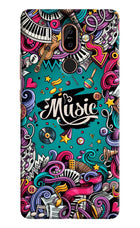 Music Graffiti Nokia 7 Plus Hard Case Back Cover by Casekaro