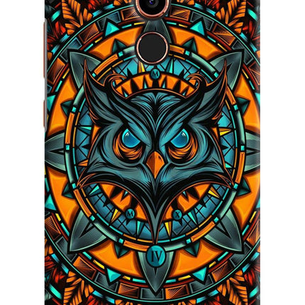 Angry Owl Art Nokia 7 Plus Hard Case Back Cover by Casekaro