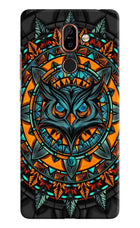 Angry Owl Art Nokia 7 Plus Hard Case Back Cover by Casekaro