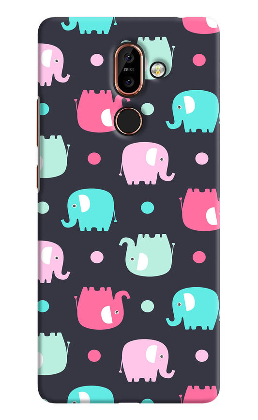 Elephants Nokia 7 Plus Hard Case Back Cover by Casekaro