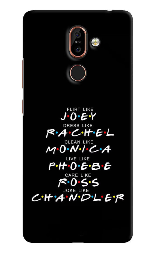 FRIENDS Character Nokia 7 Plus Hard Case Back Cover by Casekaro
