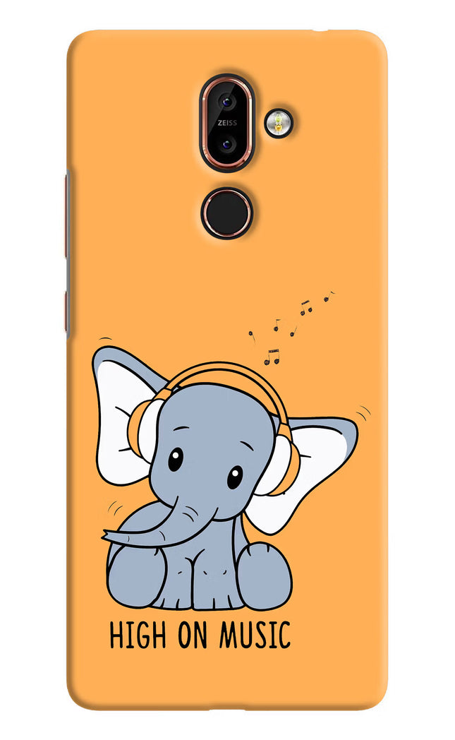 High On Music Nokia 7 Plus Hard Case Back Cover by Casekaro