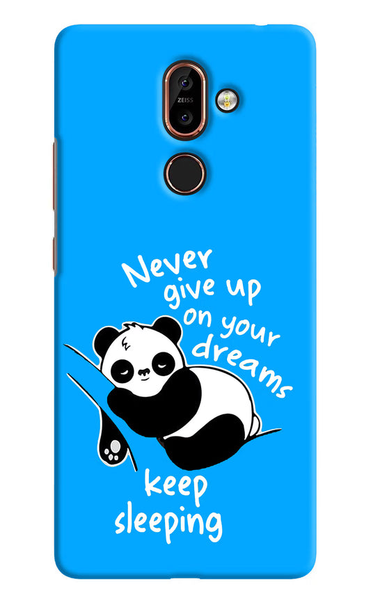 Keep Sleeping Nokia 7 Plus Hard Case Back Cover by Casekaro