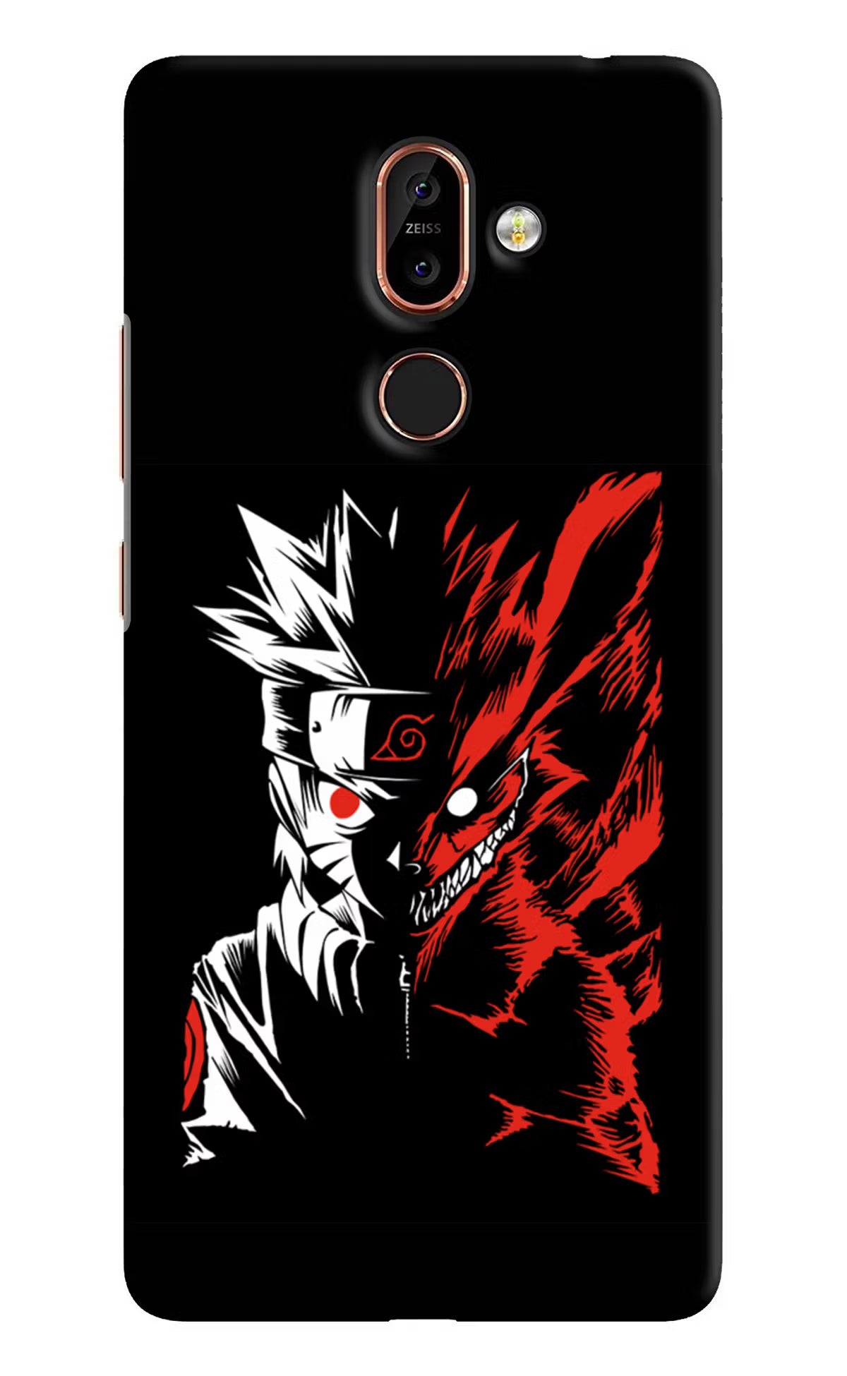 Naruto Two Face Nokia 7 Plus Hard Case Back Cover by Casekaro