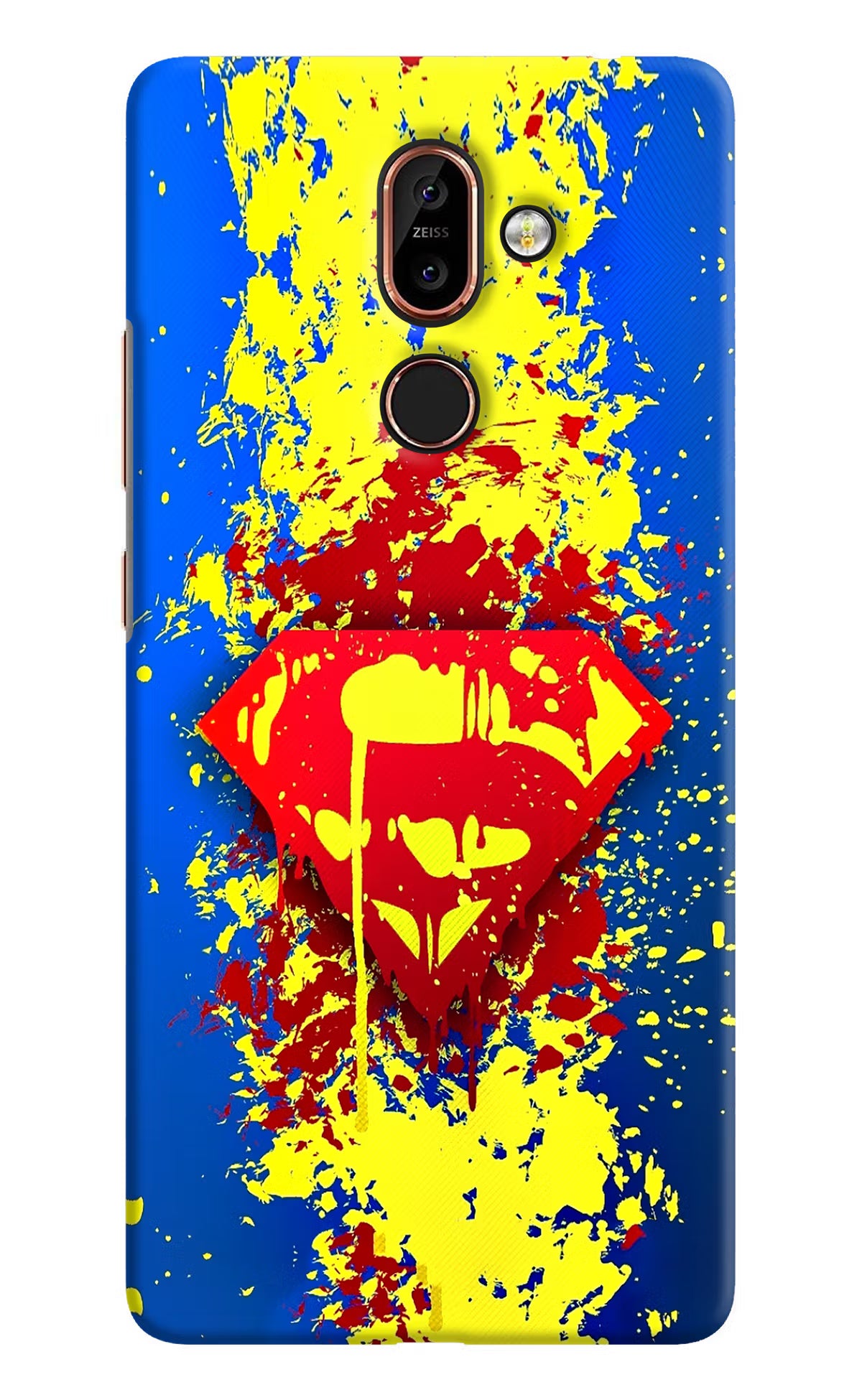 Superman logo Nokia 7 Plus Hard Case Back Cover by Casekaro