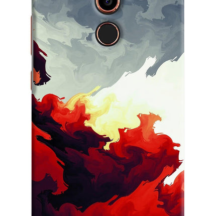 Fire Cloud Nokia 7 Plus Hard Case Back Cover by Casekaro