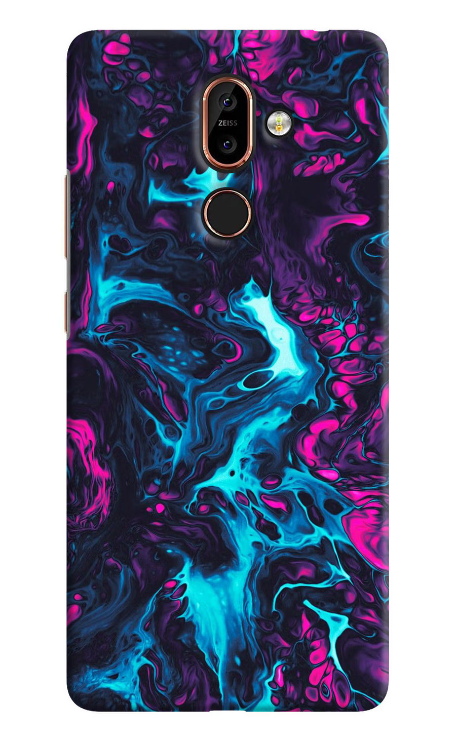 Abstract Nokia 7 Plus Back Cover, Hard case