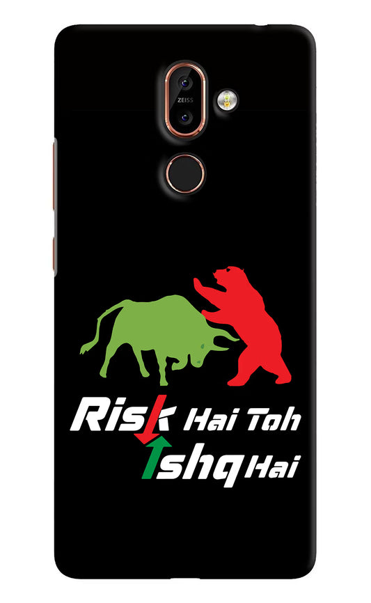Risk Hai Toh Ishq Hai Nokia 7 Plus Hard Case Back Cover by Casekaro