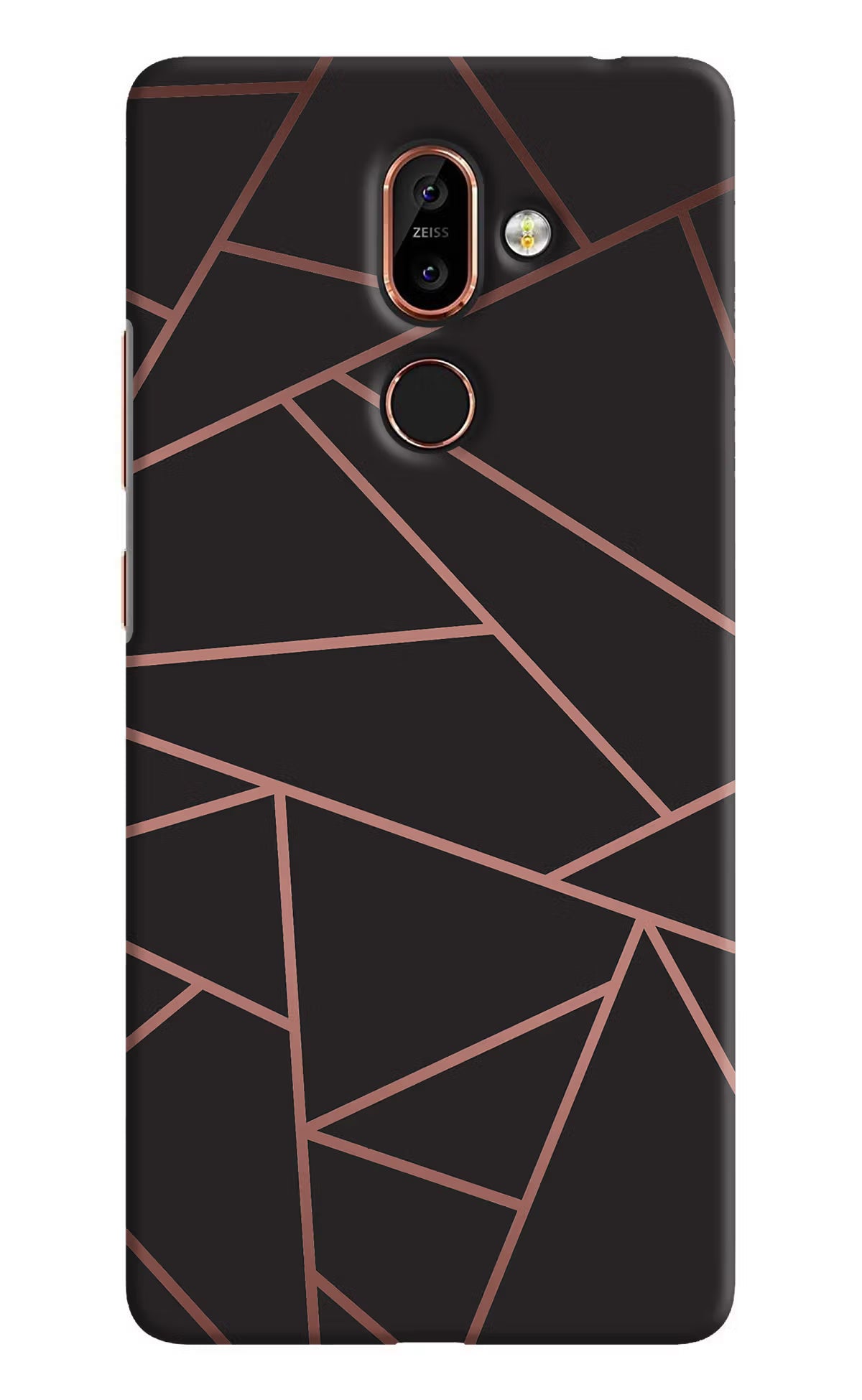 Geometric Pattern Nokia 7 Plus Hard Case Back Cover by Casekaro