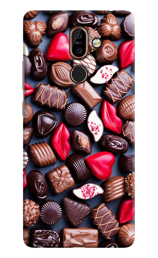 Chocolates Nokia 7 Plus Hard Case Back Cover by Casekaro