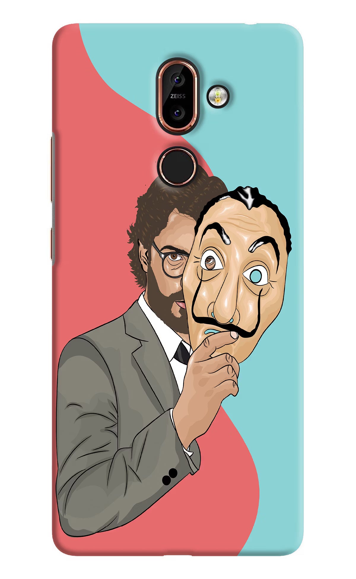Professor Nokia 7 Plus Hard Case Back Cover by Casekaro