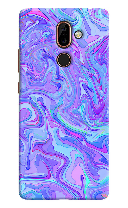 Glitter Nokia 7 Plus Hard Case Back Cover by Casekaro