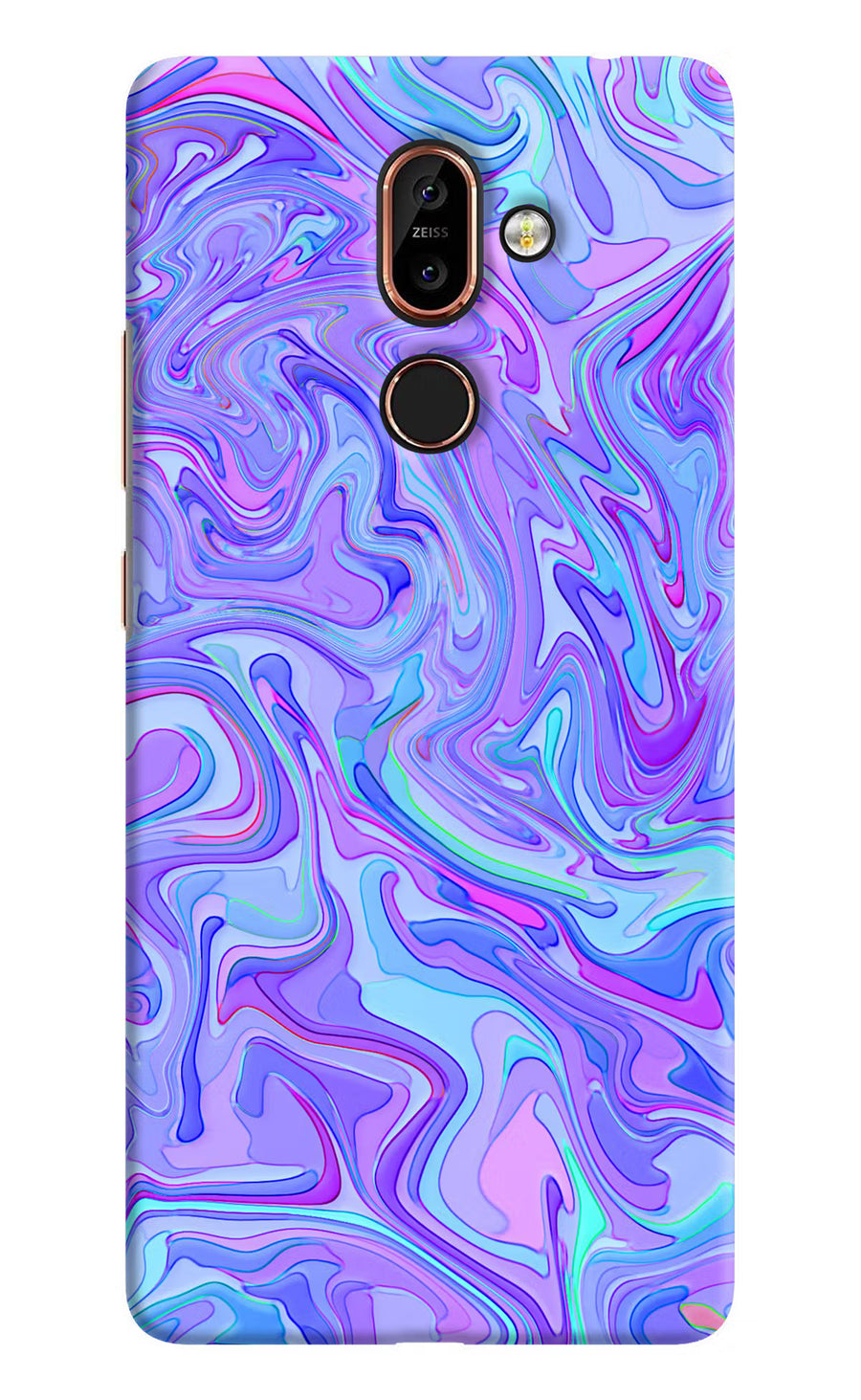 Glitter Nokia 7 Plus Back Cover, Hard case