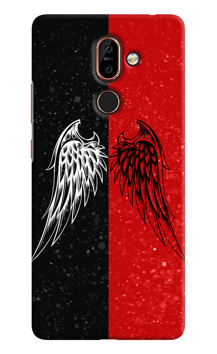 Wings Nokia 7 Plus Back Cover, Hard case