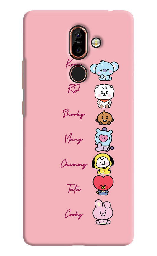 BTS names Nokia 7 Plus Hard Case Back Cover by Casekaro