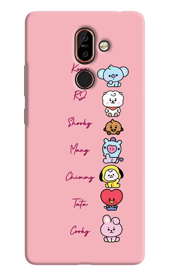 BTS names Nokia 7 Plus Hard Case Back Cover by Casekaro