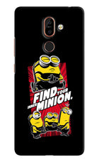Find your inner Minion Nokia 7 Plus Hard Case Back Cover by Casekaro