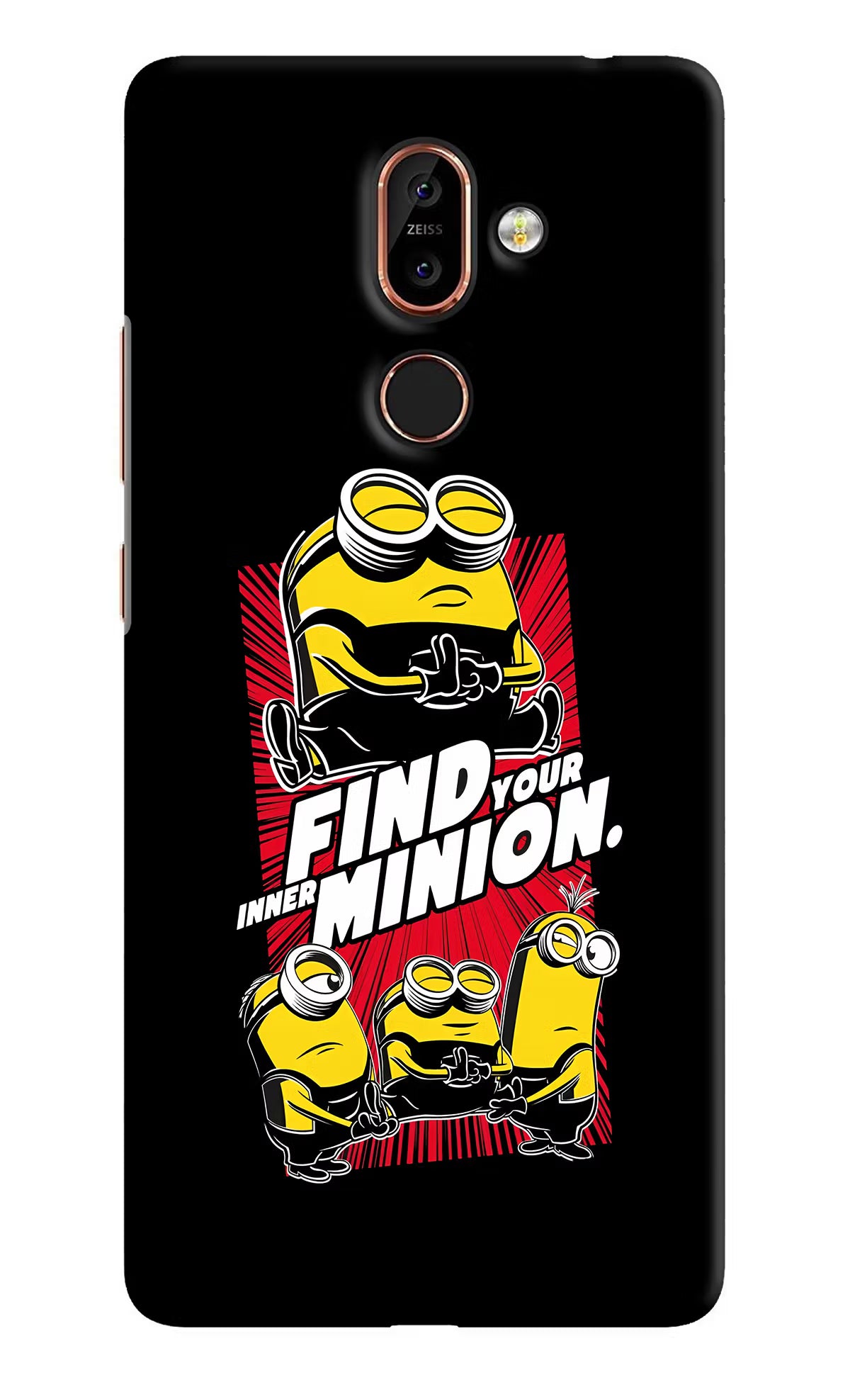 Find your inner Minion Nokia 7 Plus Hard Case Back Cover by Casekaro