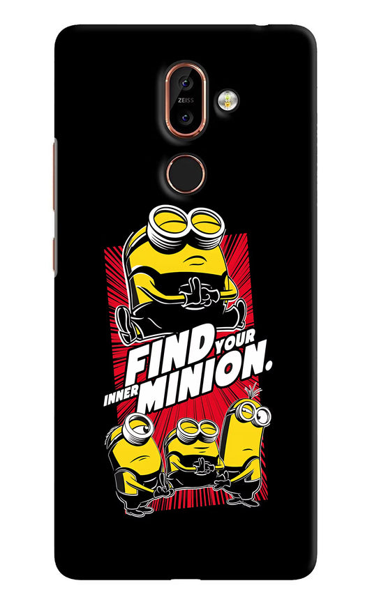 Find your inner Minion Nokia 7 Plus Hard Case Back Cover by Casekaro