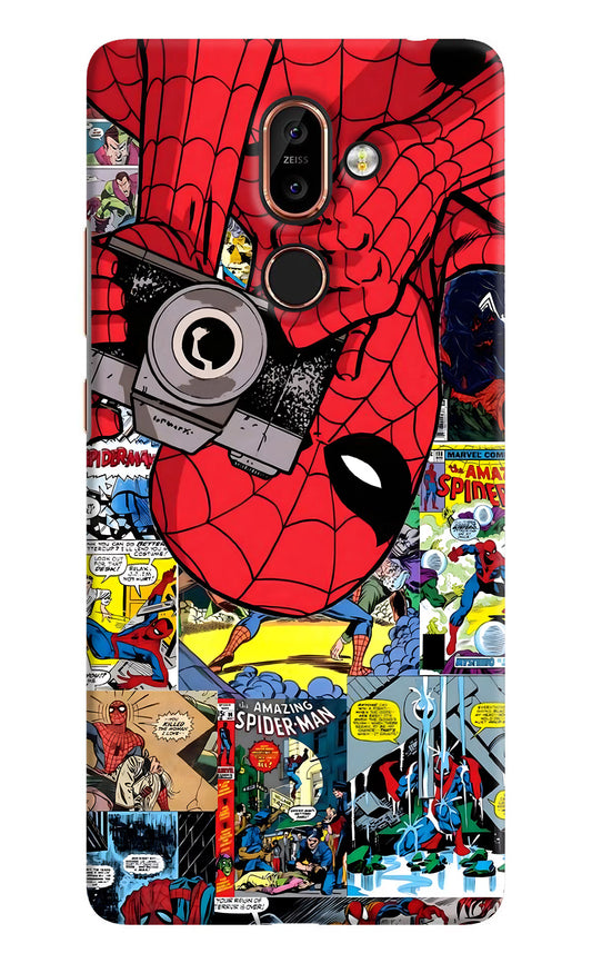 Spider Man Nokia 7 Plus Hard Case Back Cover by Casekaro