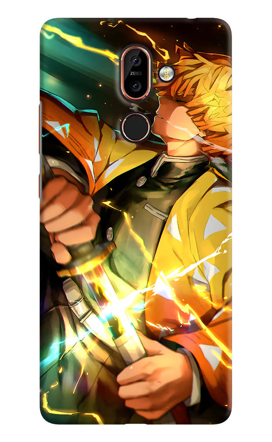 Demon Slayer Nokia 7 Plus Hard Case Back Cover by Casekaro