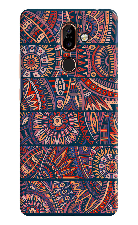 African Culture Design Nokia 7 Plus Hard Case Back Cover by Casekaro