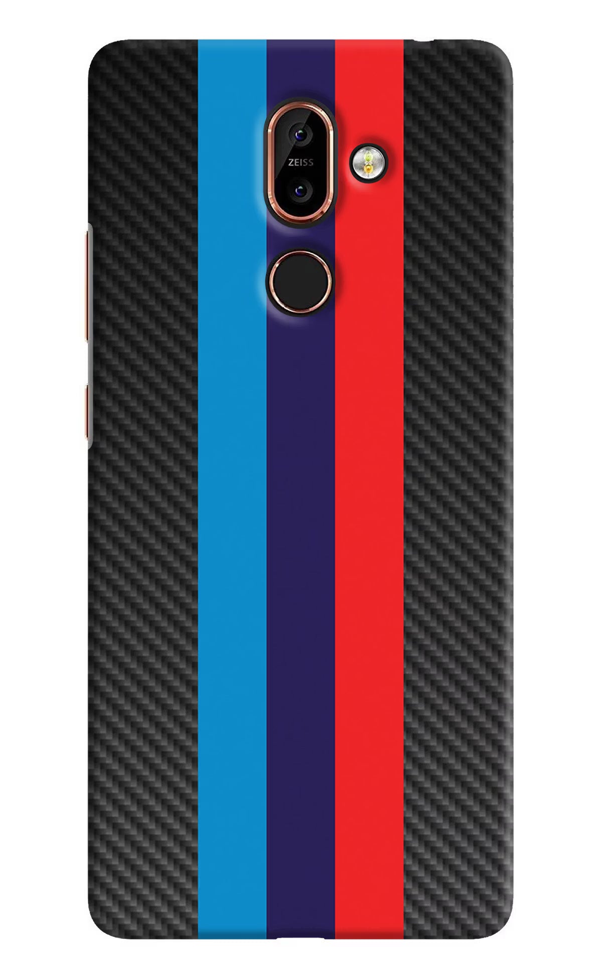 BMW Stripes Pattern Nokia 7 Plus Hard Case Back Cover by Casekaro
