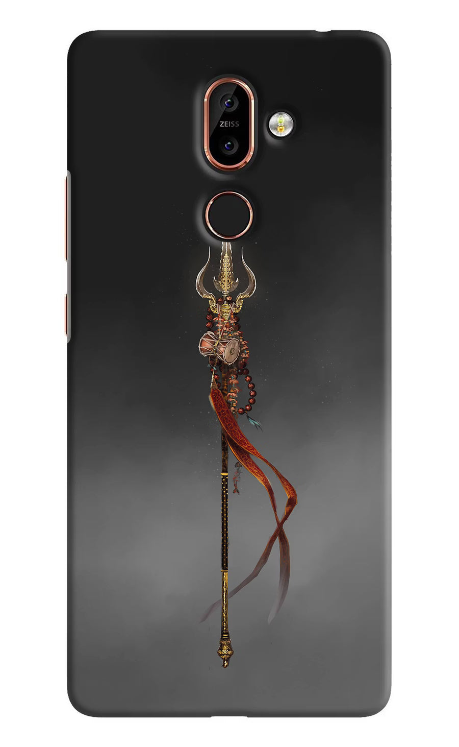 Shiv Trishul Nokia 7 Plus Back Cover, Hard case