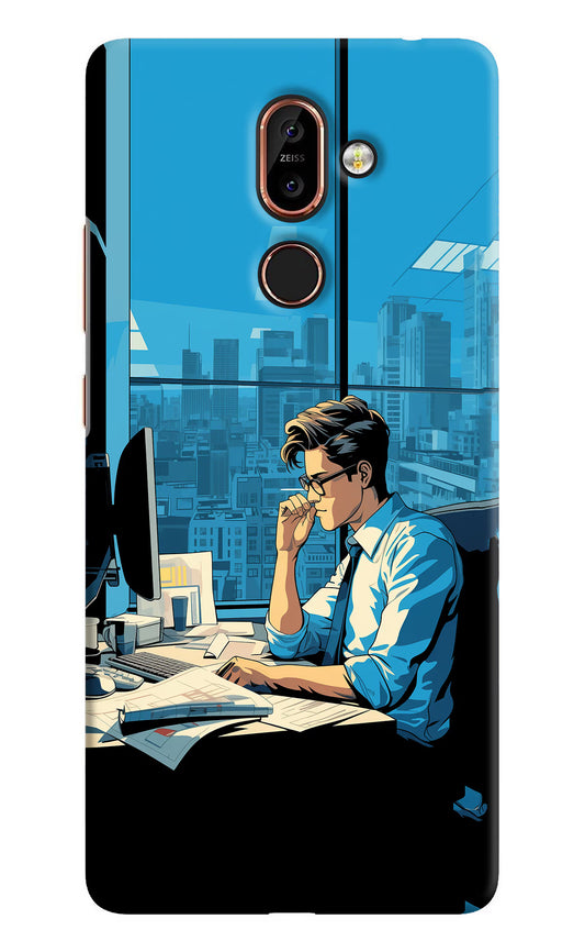 Focused Hustler (AI Generated) Nokia 7 Plus Hard Case Back Cover by Casekaro