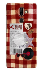 Queen of Disaster Nokia 7 Plus Hard Case Back Cover by Casekaro