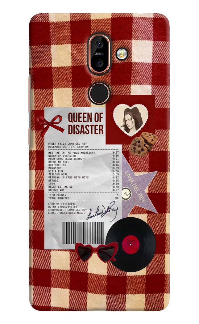 Queen of Disaster Nokia 7 Plus Hard Case Back Cover by Casekaro