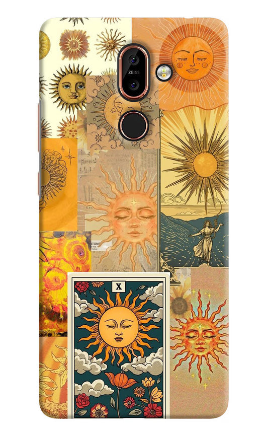 Sun Nokia 7 Plus Hard Case Back Cover by Casekaro