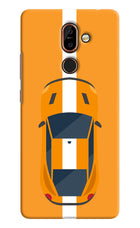 Highway Pursuit Nokia 7 Plus Hard Case Back Cover by Casekaro
