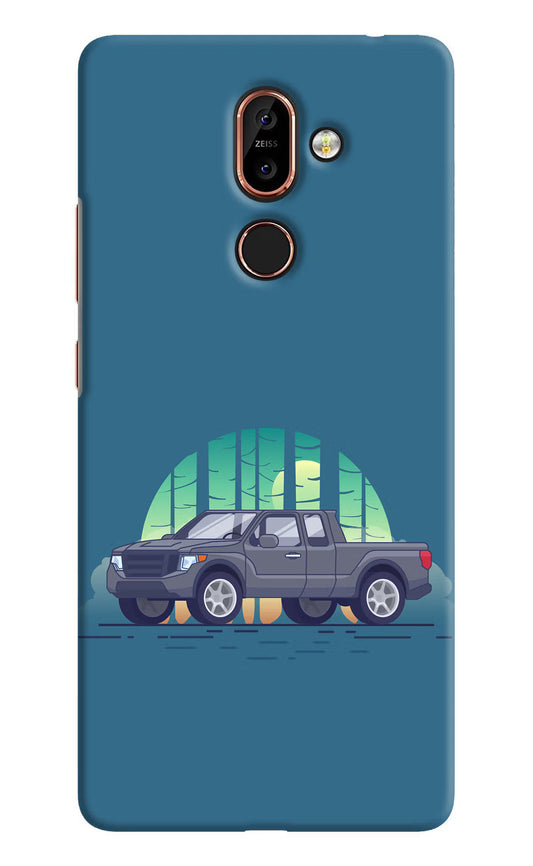 Retro Garage Vibe Nokia 7 Plus Hard Case Back Cover by Casekaro